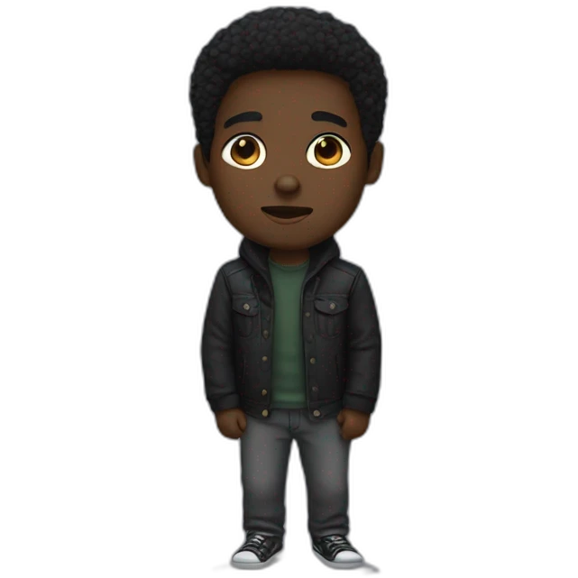 dark bitmoji emoji