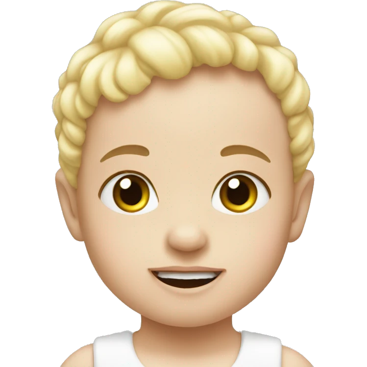 whie baby  emoji