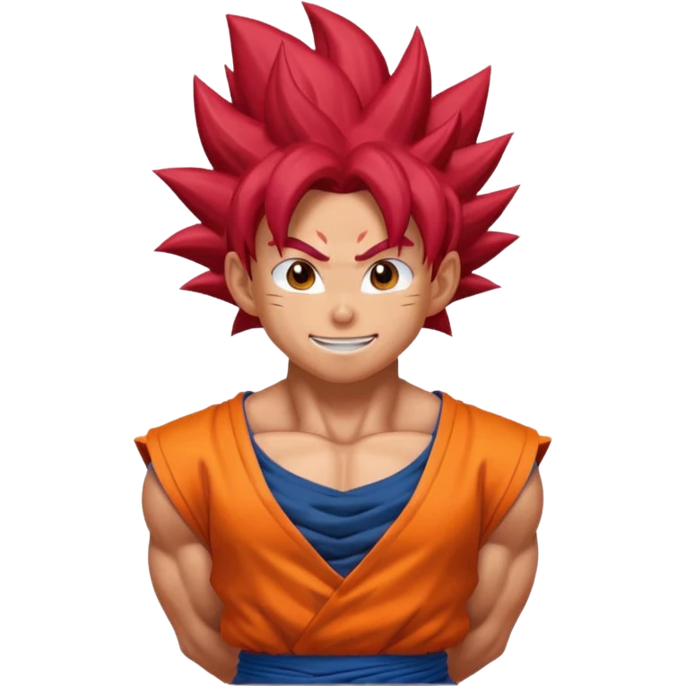 Goku super saiyan god emoji