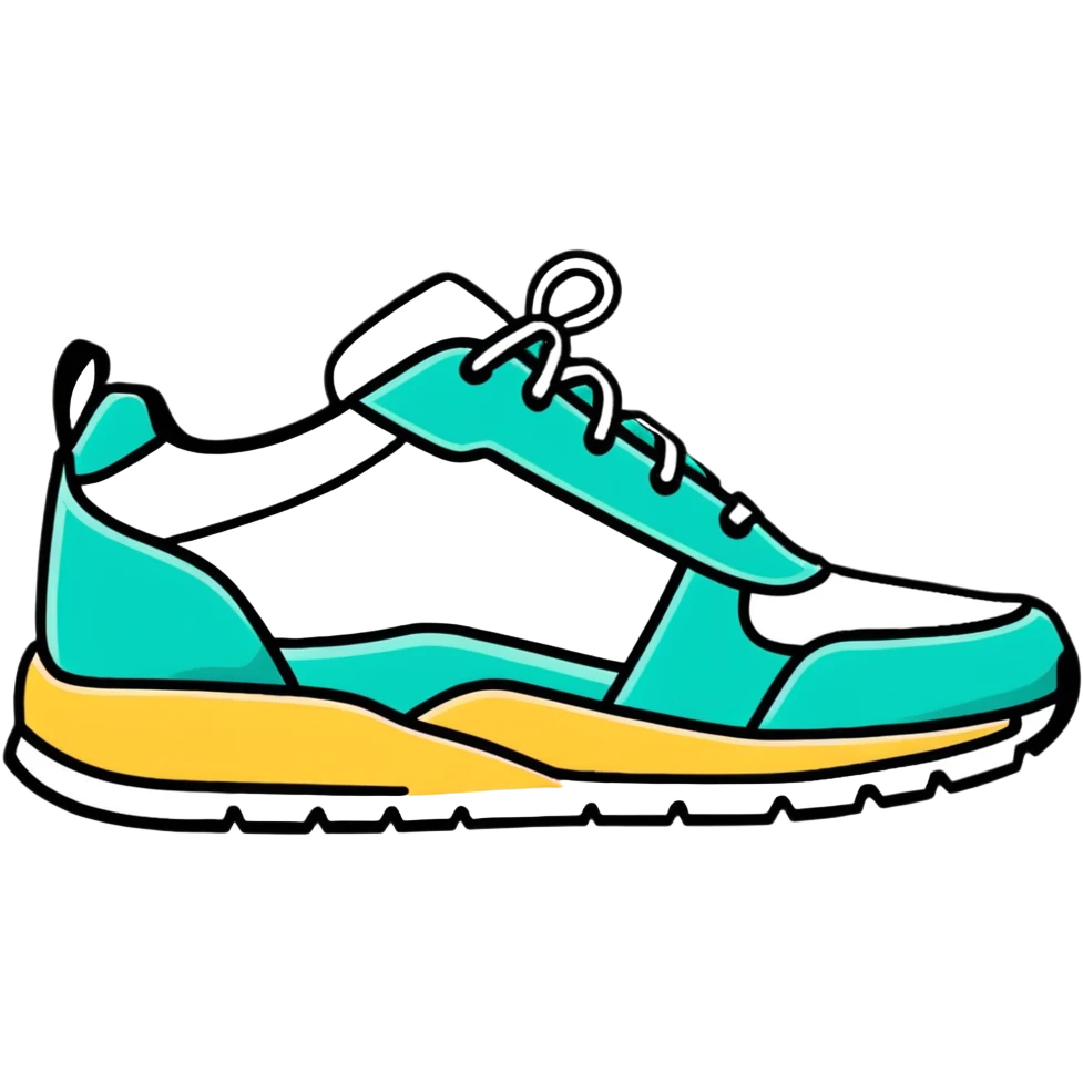 pair of retro sneakers emoji