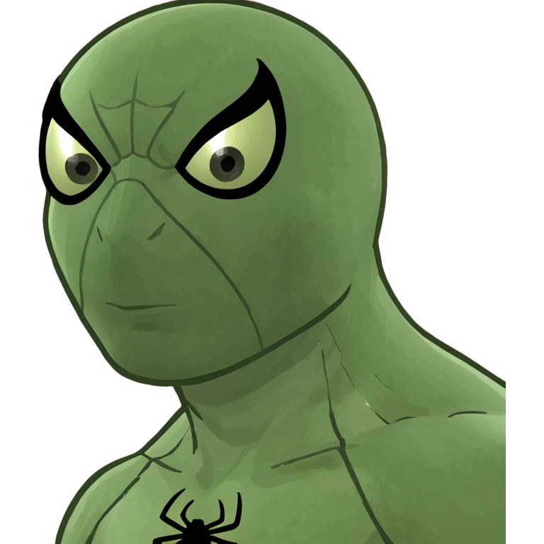 spiderman hanging emoji