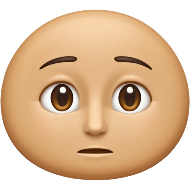 a single sesame seed, iOS emoji style, slightly tilted emoji