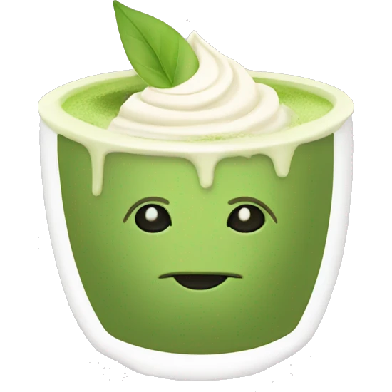 Matcha latte  emoji