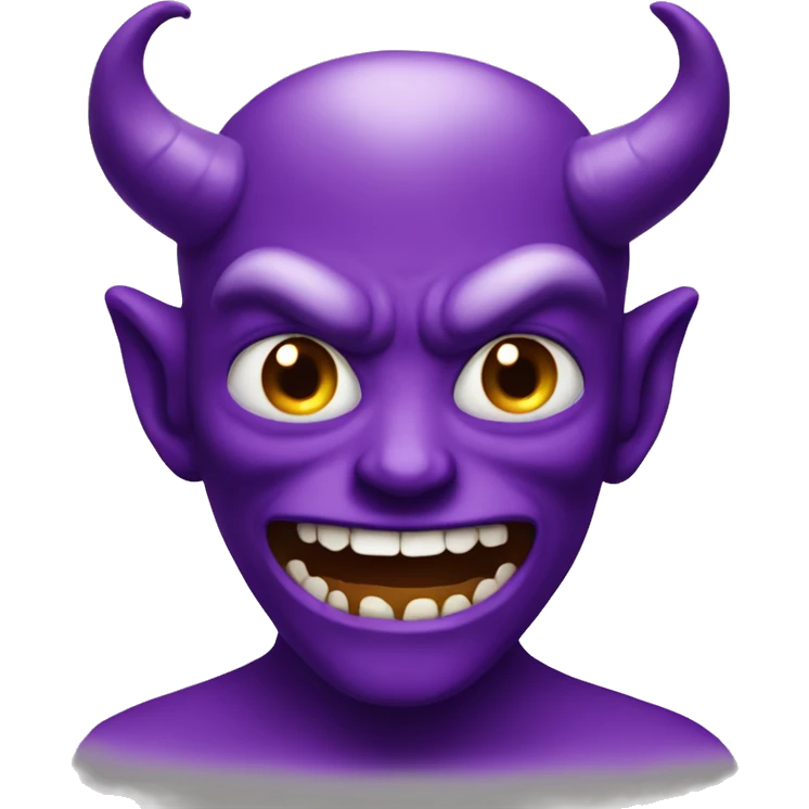 Purple devil emoji emoji