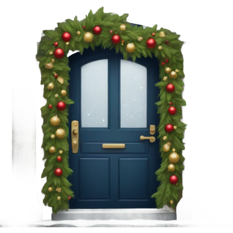 christmas door  emoji