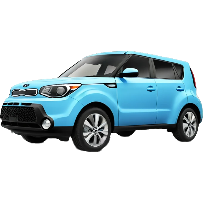 Sky blue kia soul emoji