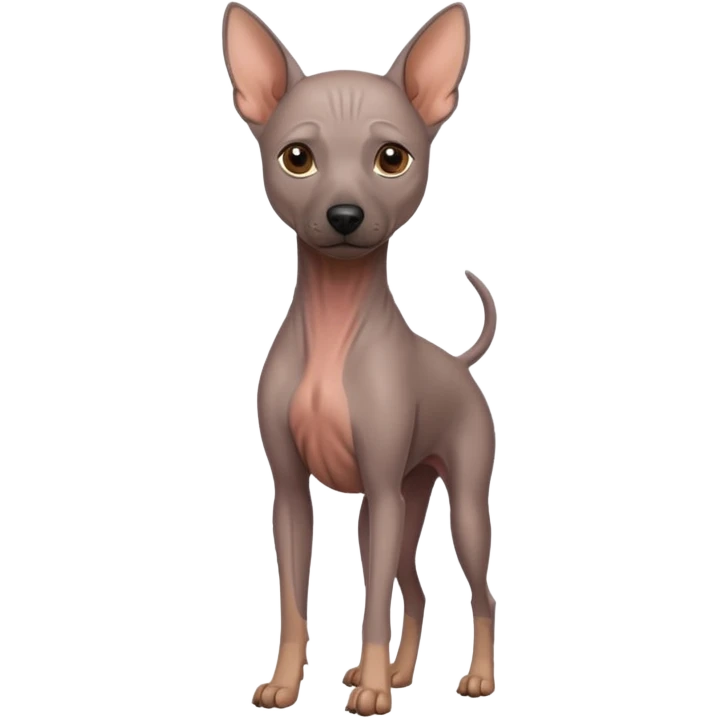 No. 2 Jaguar grown four legs/ No.2 Mexican Hairless Dog emoji