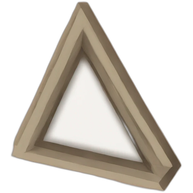 A right triangle emoji