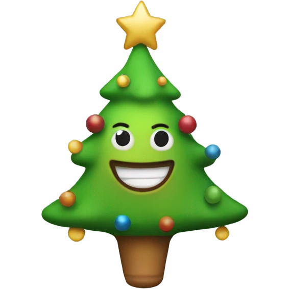 Christmas tree toy emoji