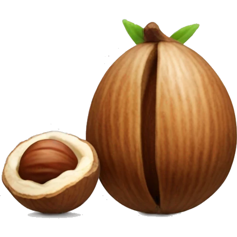 Hazelnut emoji
