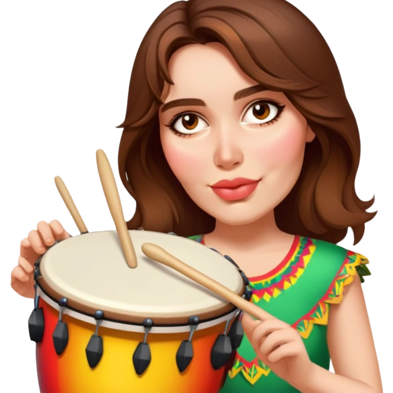 Festive Drummer emoji