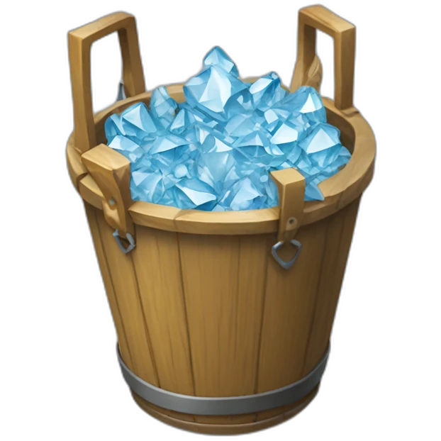 Diamond bucket emoji