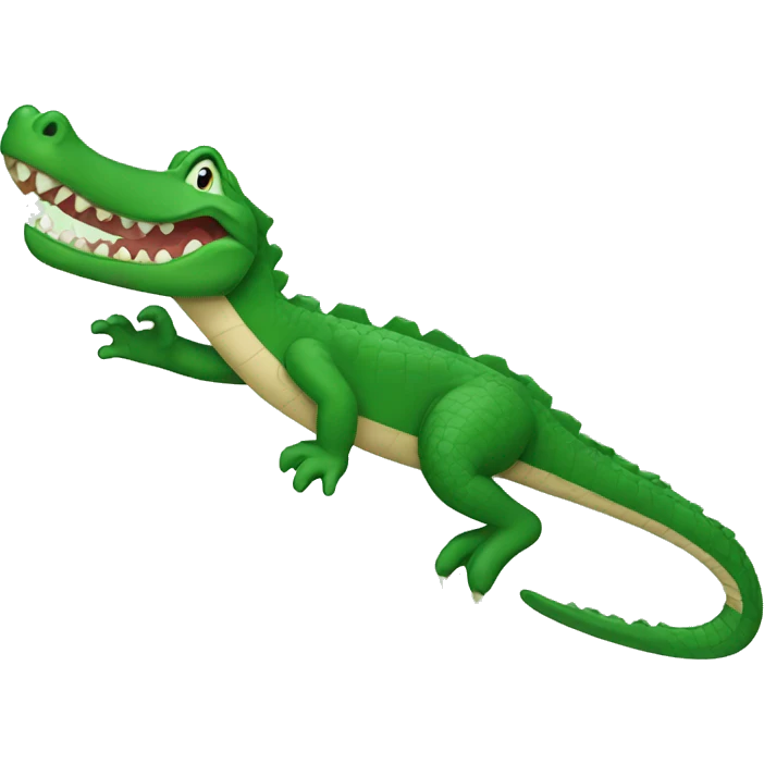 alligator surfing  emoji