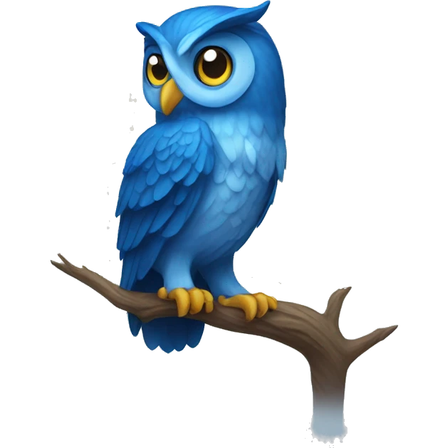 blue owl emoji