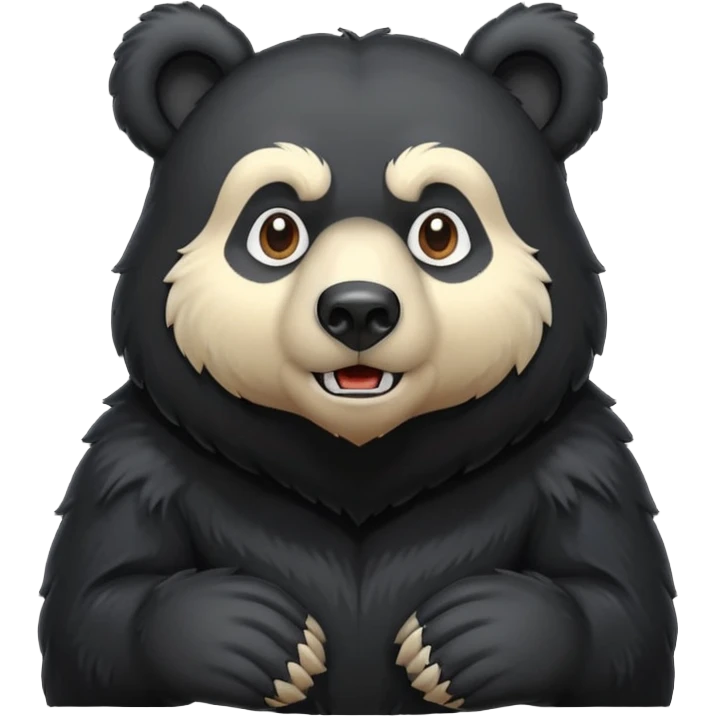 Black bear emoji
