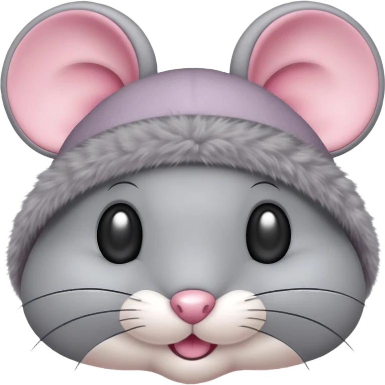 Hat with a mouse on it emoji