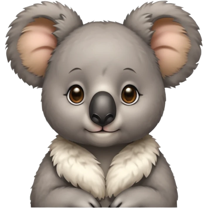 Koala with earrings emoji