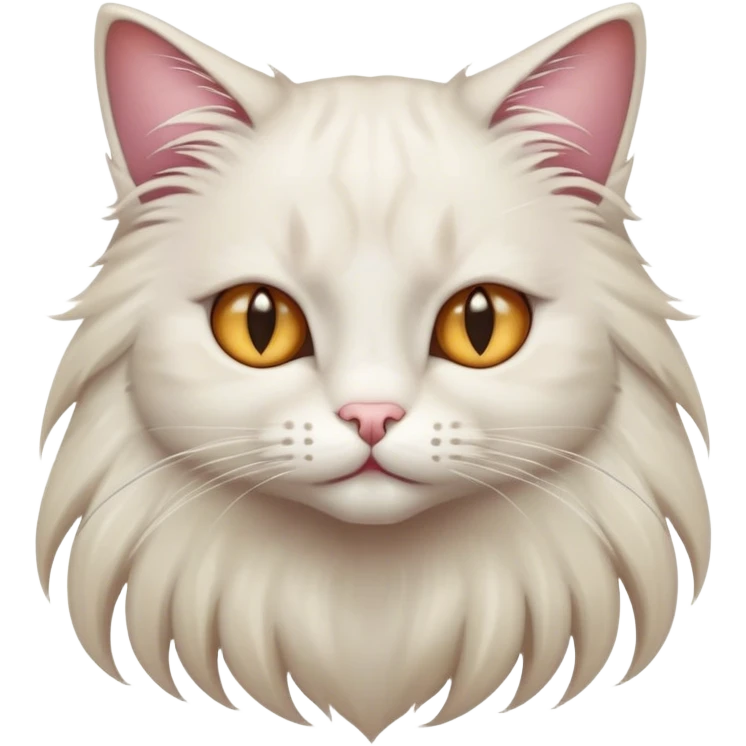 cat with hair and nails emoji