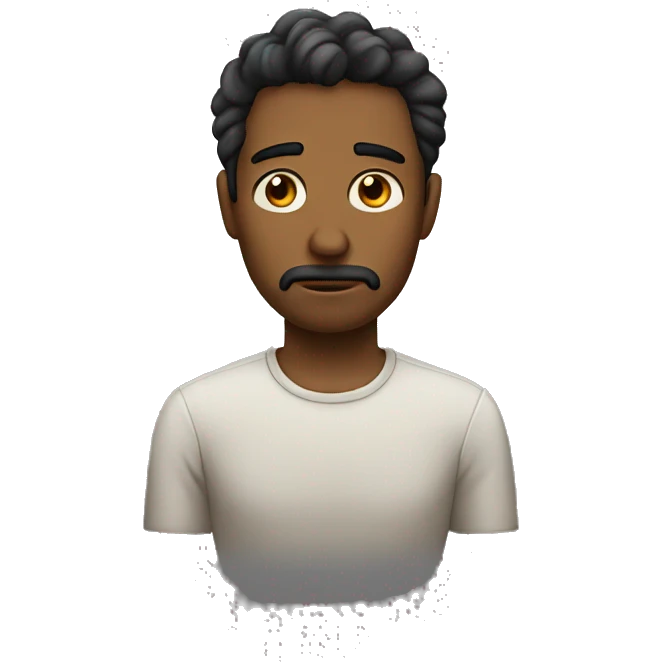 A Sad Man Emoji emoji