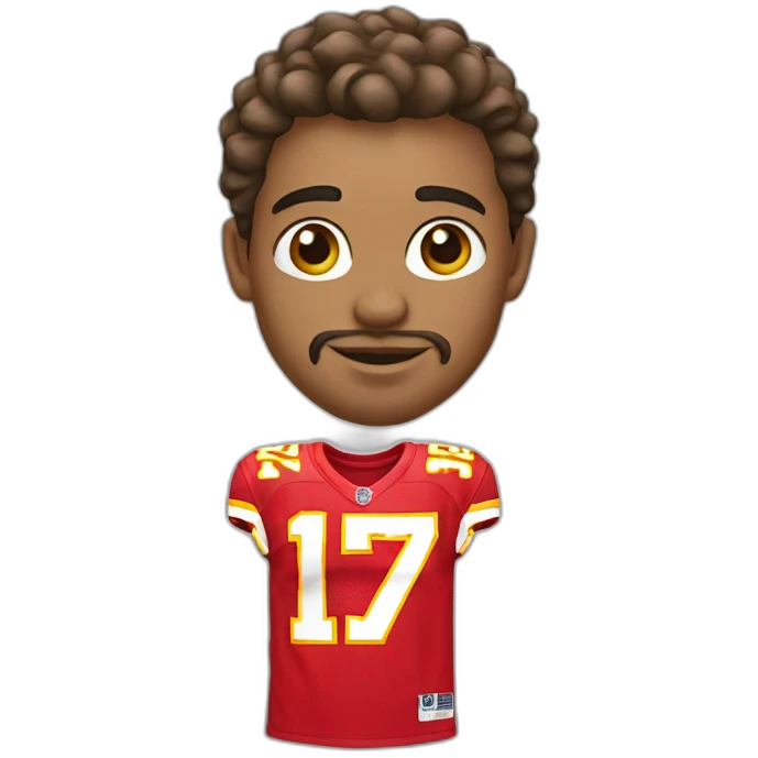 kansas chiefs football 87 emoji