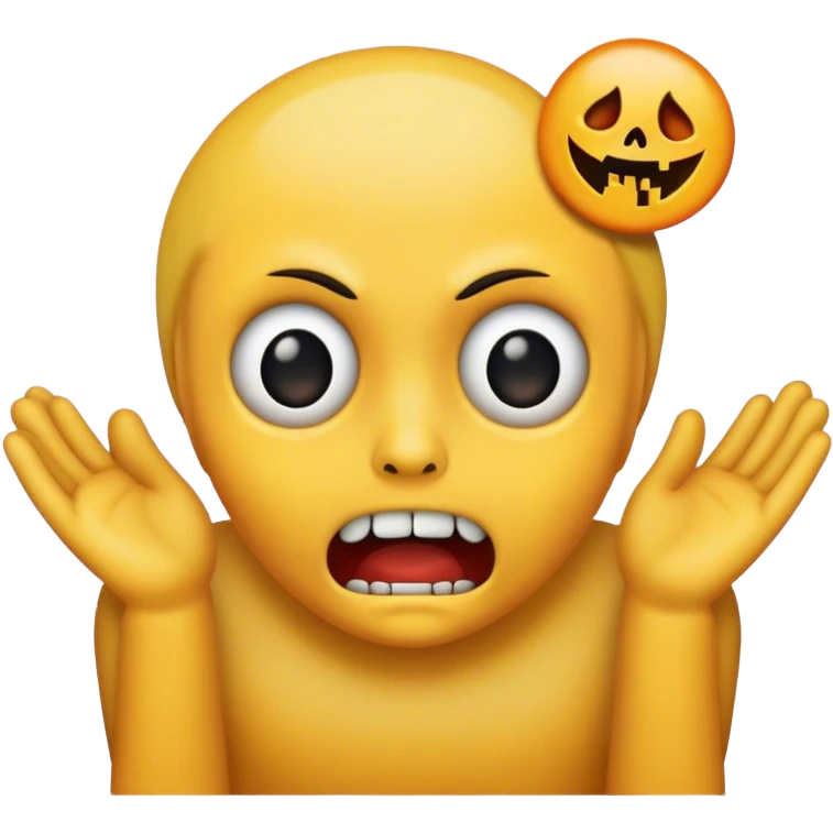 خداحفظی ترسناک emoji