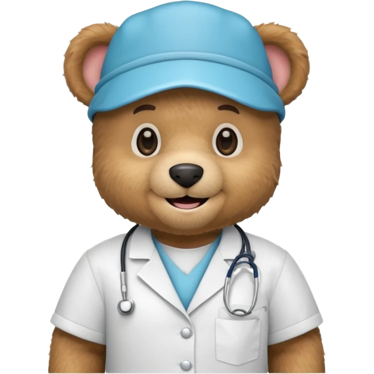 Dentist teddy bear emoji