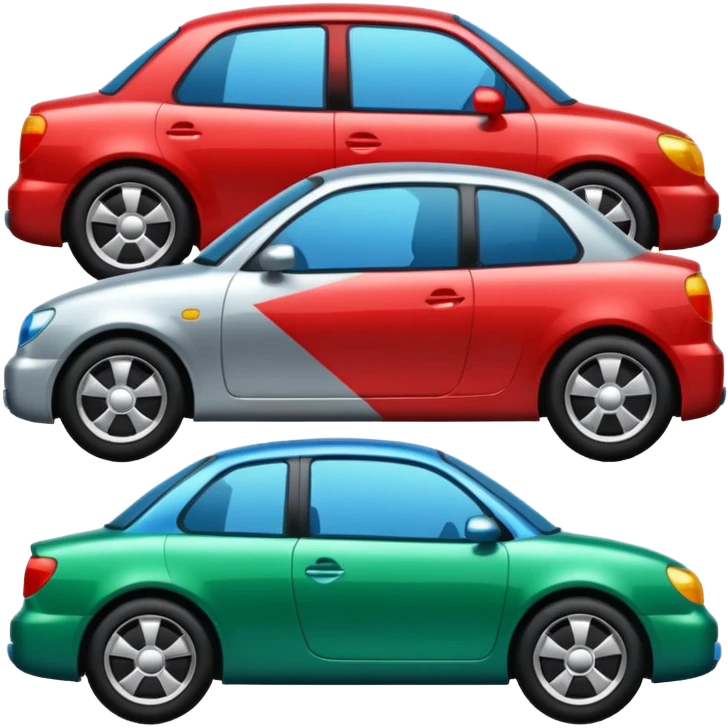 car (give me some color examples) emoji