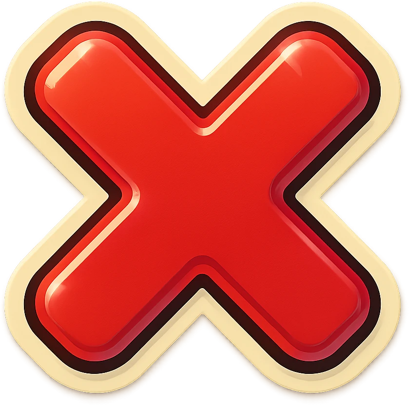Cross Mark emoji