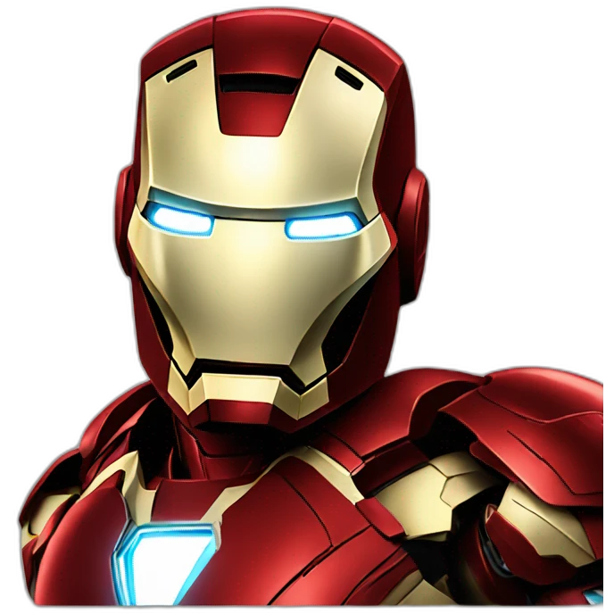 endgame iron man showing stop emoji