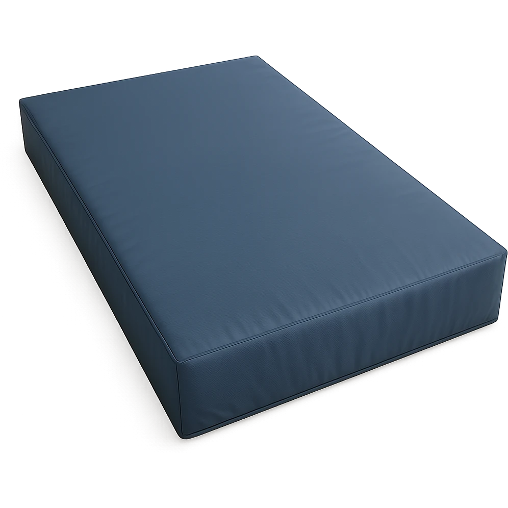 realistic crash mat in perspective view, soft padding, no background emoji
