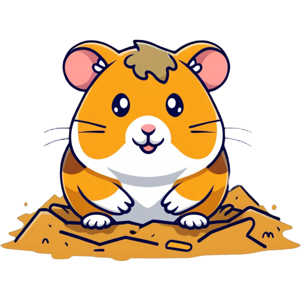 hamster covered in mud and dirt emoji