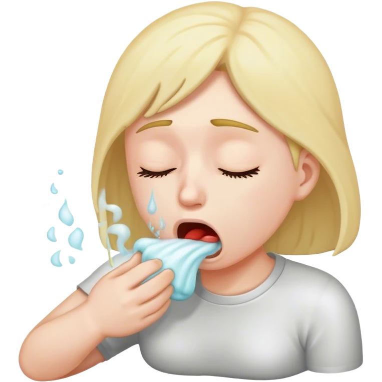Person vomiting emoji