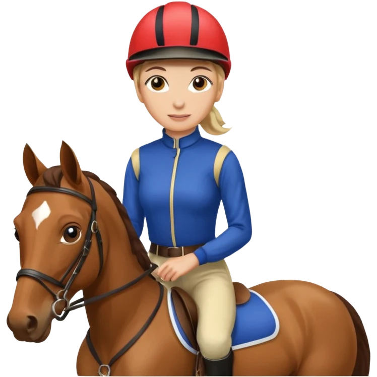  horse jockey woman emoji