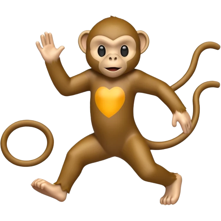 monkey moving at high speed warp speed emoji