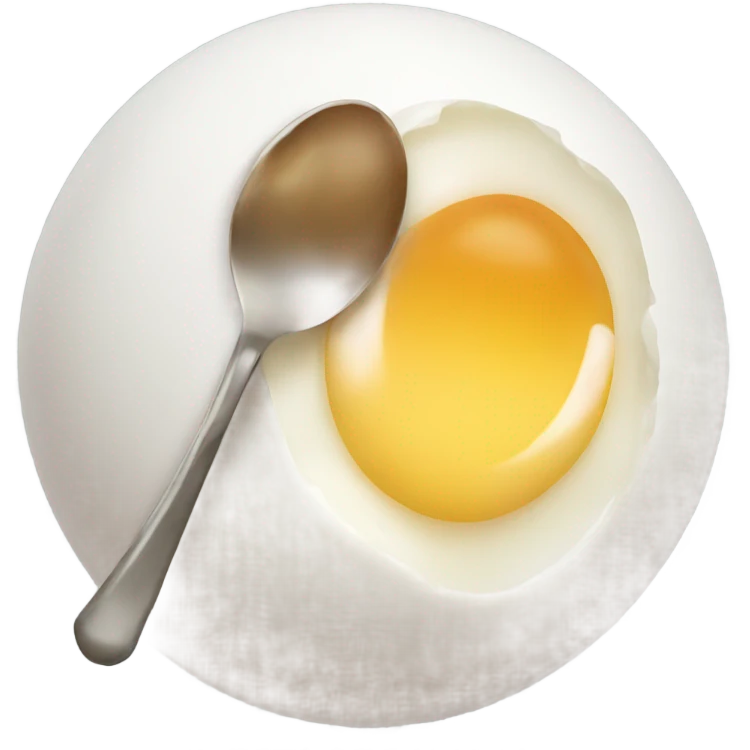 Eating egg emoji