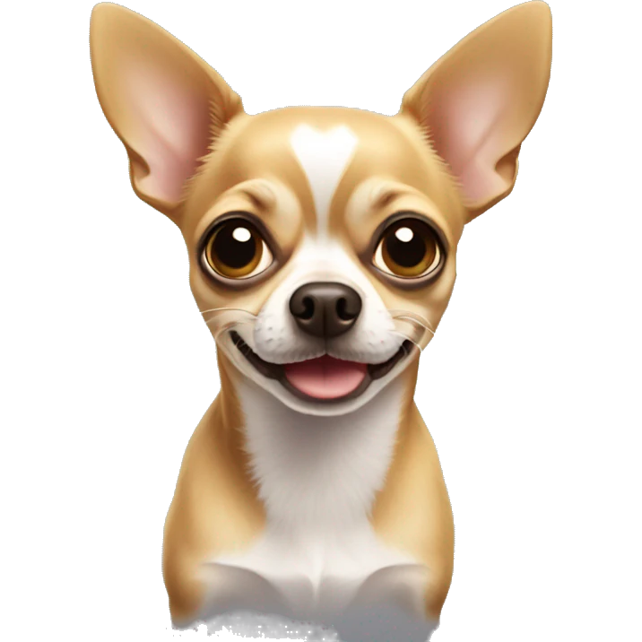 Cross eyed chihuahua emoji