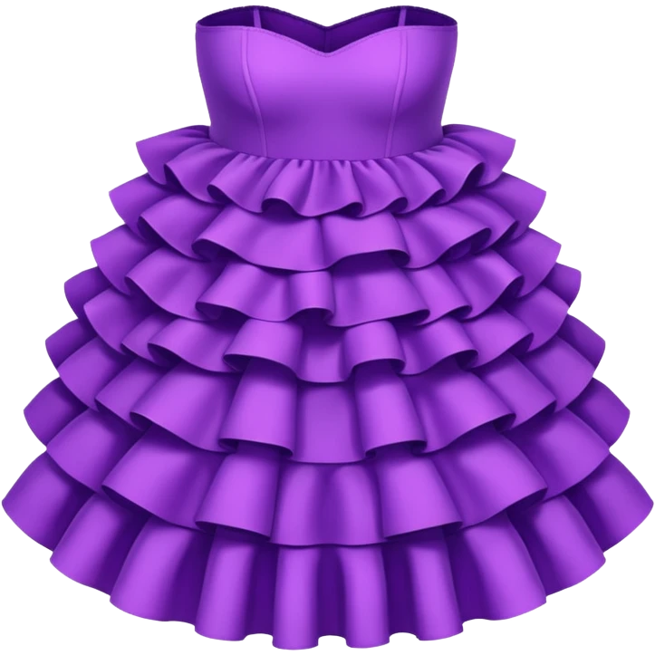 Neon purple ruffles emoji