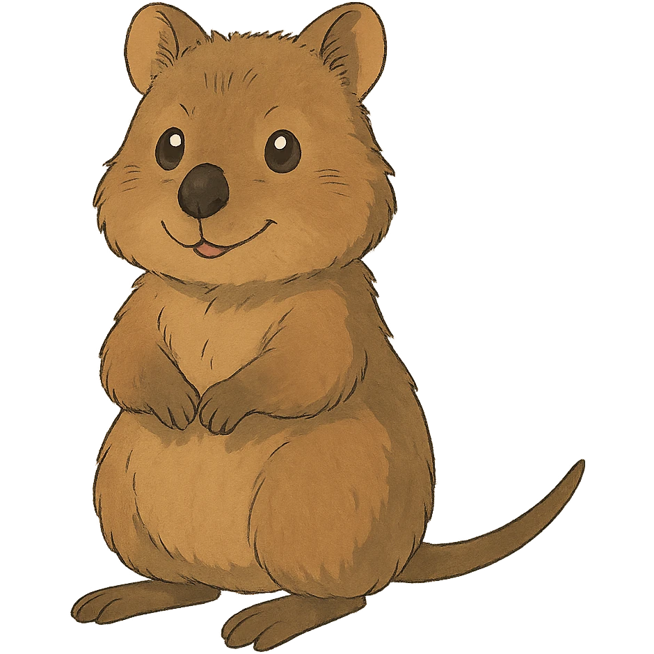 cute quokka emoji