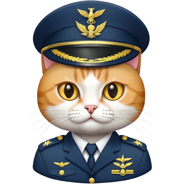 Cat military  emoji