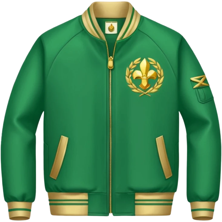 green "master's" jacket emoji emoji