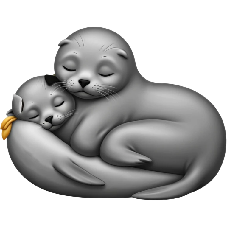 Seal sleeps emoji