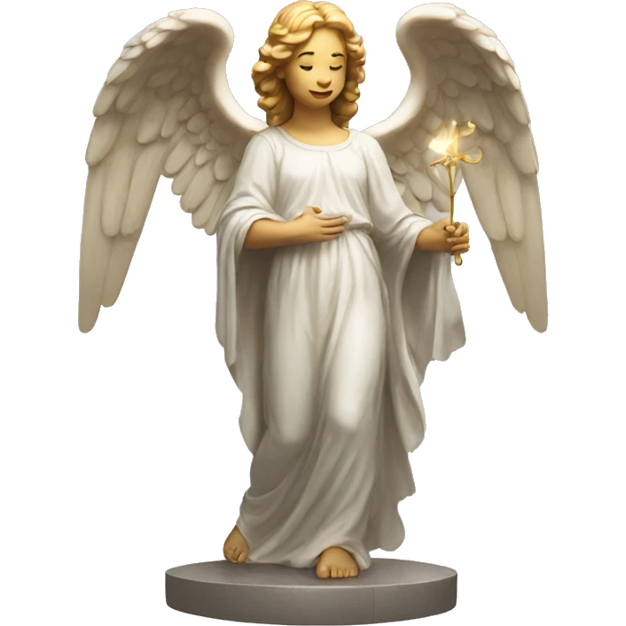 Angel statue emoji