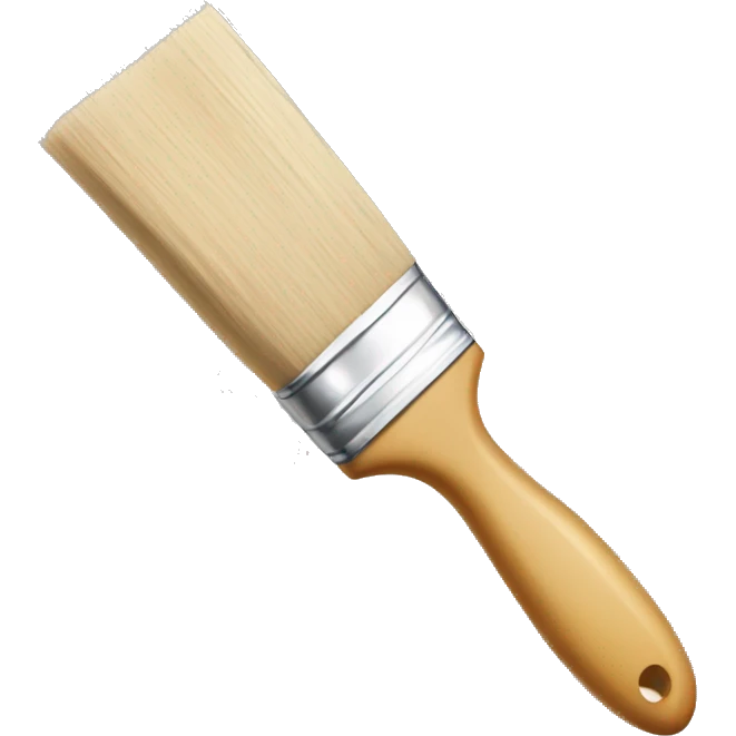 elegant paint brush emoji