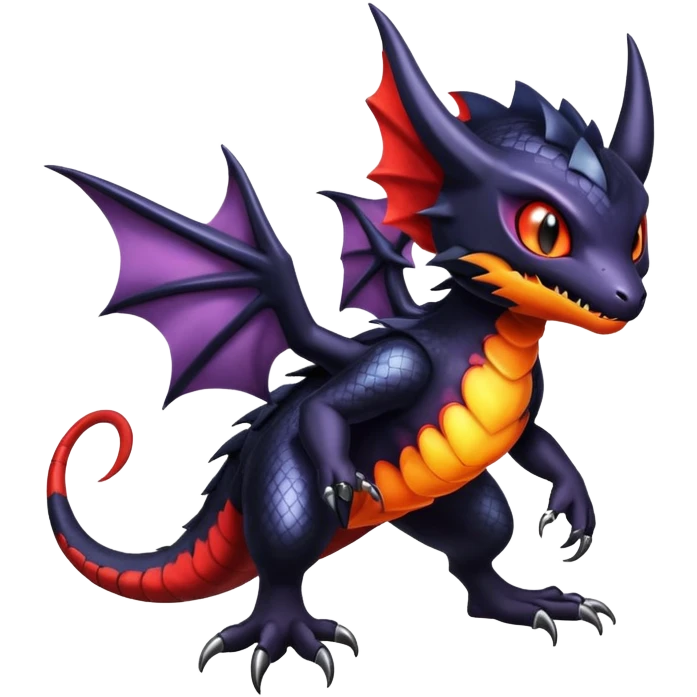 Shiny Epic Badass Evil Noibat-Salandit-Litten-Hybrid emoji