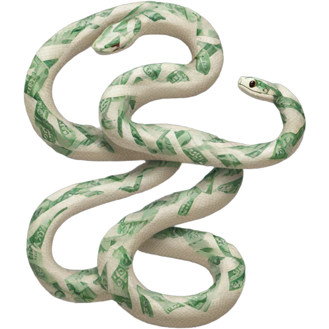 snake with money emoji