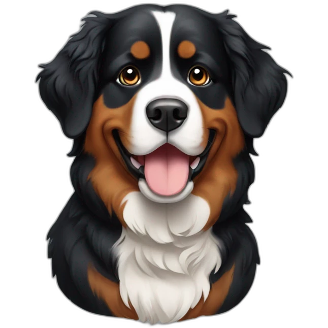Bernese mountain dog emoji