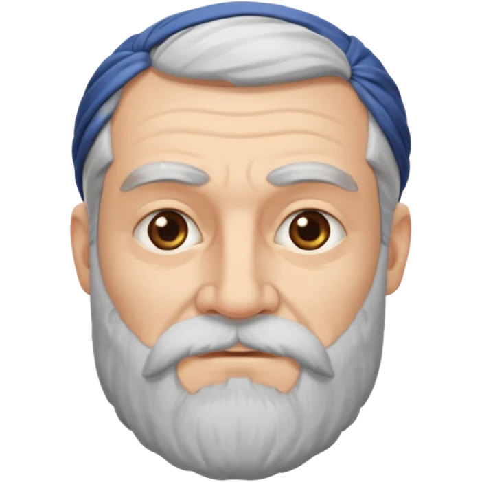 ancient greek with grey beard emoji
