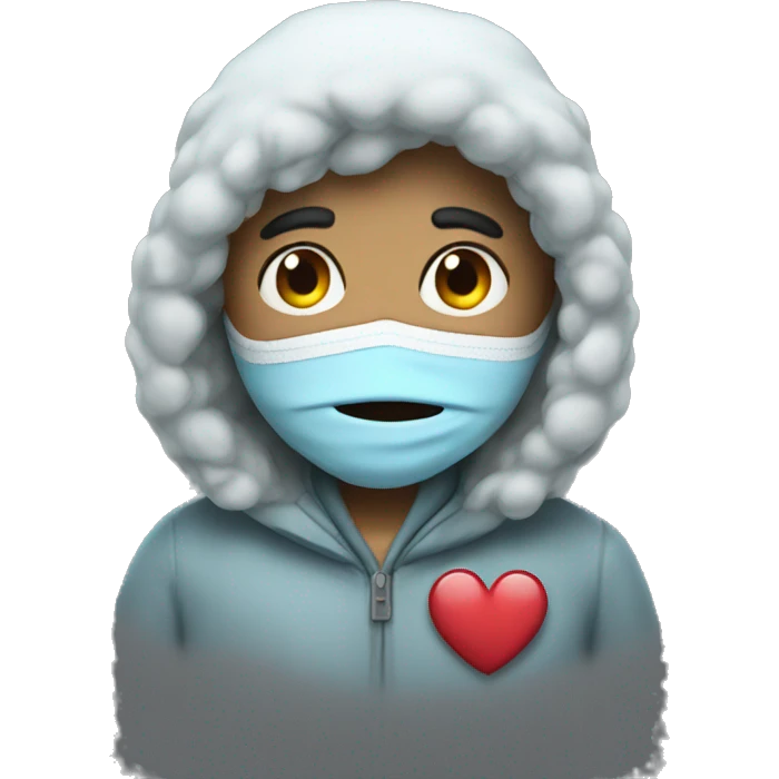 Cold heart emoji