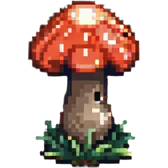 glowing mushroom emoji