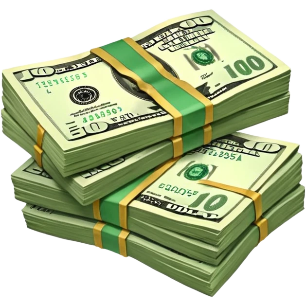 Falling value of the dollar emoji